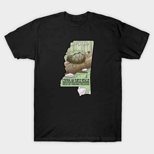 Central Mississippi Turtle Rescue T-Shirt by CMTR Store